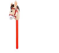 Nosqew Bâton de Cheval Gonflable, Tour de Poney, Jouet Amusant, Décoration de Jeu en Plein Air pour Enfants, Fête d'anniversaire, Thème Occidental, Vinyle PVC 37 Pouces (comme indiqué)