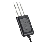 Nosqew Capteur d'humidité du Sol IP68 Transducteur d'humidité Haute Précision Réponse Rapide 0 100% Mesure Volumétrique de la Teneur en Eau pour Serre de (Sortie 0-2V Tension de fonctionnement 7-24