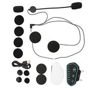 Nosqew Casque Bluetooth pour Moto, qualité Sonore HiFi étanche IP67 avec Caisson de Basses CSR 5.0 40 Mm pour Appels Mains Libres