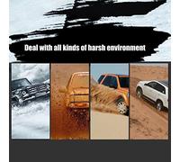 Nosqew Chaînes à Neige pour Voiture, Sangles Antidérapantes pour Pneus D'urgence, Chaînes de Roues Portables D'hiver pour Camions et SUV, Alliage TPU Jaune 70x27cm (NosqewMMtpCh0-10328751)