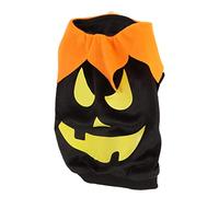 Nosqew Chemise d'halloween pour Chien - Costume de Fantôme de Citrouille - Doux et élastique - Confortable - Tenue de Cosplay pour Chiens de Petite et Moyenne Taille - pour Fête D (XS)