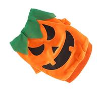 Nosqew Chemise d'halloween pour Chien - Costume de Fantôme de Citrouille - Doux et élastique - Confortable - Tenue de Cosplay pour Chiens de Petite et Moyenne Taille - pour Fête D (M)