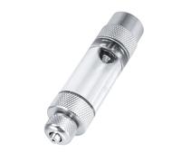 Nosqew Compteur de Bulles de CO2 pour Aquarium, Alliage D'aluminium Durable de Haute qualité, Acrylique, Fonction Anti-Retour, Outil pour Aquariums Plantés, Options à (enregistreur à Bulles tête