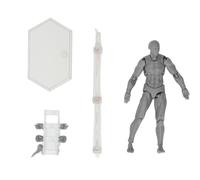 Nosqew Corps de Figurine d'action, Poses Personnalisables, Mannequin de Dessin Mobile avec Support, pour Décoration de Bureau, Peinture, Accessoires de Photographie, Collections d (Homme)