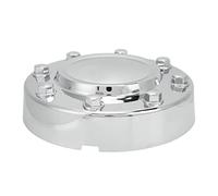 Nosqew Enjoliveur de Roue Central Avant chromé Dually 68081010AB de Remplacement pour 3500 2011 2013 ABS de Haute qualité plaqué