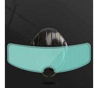 Nosqew Film de Visière pour Casque de Moto, Bouclier de Protection Universel Transparent et Durable de Haute qualité pour Casques Intégraux Semi-Ouverts en Plastique 23.5x7cm (Film Anti-dent)