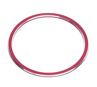 Nosqew Garniture D'anneau D'allumage en Alliage D'aluminium de qualité Supérieure, Bouton de Démarrage et D'arrêt de Moteur de Voiture, Décoration de Remplacement pour Classe A B C E (Rouge)