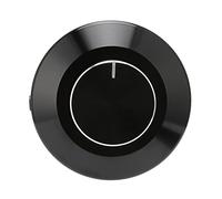 Nosqew M1 Mini Bouton de Contrôle du Volume Actif Bouton de Réglage du Volume de 3,5 Mm pour Regarder des Vidéos Jouer à des Jeux Célébrations de Mariages Alliage D'aluminium Noir