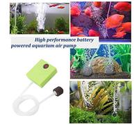 Nosqew Mini Pompe à Air Portable pour Aquarium Pompe à Oxygène pour Aquarium Accessoires D'aquarium d'eau Douce Petit Léger Facile à Transporter Performance Fiable et Stable Volume (Verte)