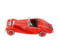 Nosqew Modèle de Voiture Décapotable Vintage à L'échelle 1 32 en Alliage moulé sous Pression, Jouet Exquis et détaillé, Réplique de Voiture Classique à Collectionner pour Enfants, (Rouge)