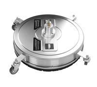 Nosqew Nettoyeur Haute Pression Robuste 20 Pouces 4000 PSI en Acier Inoxydable avec Rallonge et 4 Roues pour le Lavage électrique des Sols, des Carreaux de Béton et de la Pierre