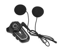Nosqew Oreillette Bluetooth pour Casque, de Moto sans Fil étanche IP67 pour 6 Motocyclistes Longue Distance 800-1500 M avec Assistant Sonore Mains Libres à Faible Laten