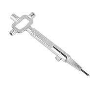 Nosqew Outil de Serrurier Polyvalent en Alliage de Zinc, Jauge de Cylindre, Tourneur de Came, Tourneur de Broche pour la Réparation de Portes de Voiture, Outils de Réparation