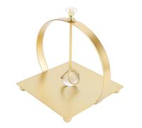 Nosqew Porte-Serviettes en Fer, Distributeur de Serviettes de Table avec Barre Centrale et Poignée en Arc pour la Cuisine à Domicile, Restaurant, Hôtel, café, Bar (Or)