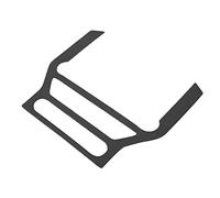 Nosqew Revêtement D'habillage de Panneau de Navigation GPS, Décoration Intérieure de Remplacement en Daim pour 2015 2021 LHD, Véhicules à Conduite à Gauche, Accessoires de Voiture (Noire)