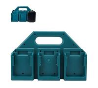 Nosqew Support de Stockage de Batterie à 6 Emplacements, Support de Batterie, étui de Transport, Organisateur Portable avec Poignée pour Série BL 18 V 14,4 V, Matériau AB