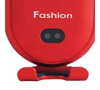 Nosqew Support de Téléphone de Chargeur de Voiture sans Fil avec Télescopique Automatique, Support de Station de Charge Rapide pour Intérieur de Voiture, Matériau en Silicone à (Rouge)