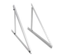 Nosqew Supports de Montage Inclinables Réglables pour Panneau Solaire, Système de Support de Montage en Alliage D'aluminium Robuste de 41 Pouces pour Mur de Toit au Sol, Bateau,