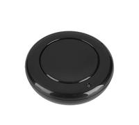 Nosqew Télécommande sans Fil RF EV1527 433 MHz, émetteur Rond, 1 Bouton de Régulation, Montage Mural pour Appareils Intelligents Domotique, Porte de Garage, Système D'alarme pour Volet (Noir)