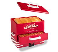 Nostalgia Game Day Hot Dog Serpillère pour Chignon et 20 Chiens et 8 briochons, Autocollants pour Pot à Vapeur, légumes, Pommes de Terre et Autres apéritifs ou Garnitures