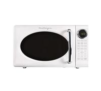Nostalgia NRMOPM7WH6A - Comptoir rétro de 0,7 Cu. Ft four à micro-ondes, blanc