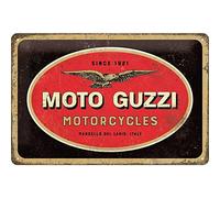 Moto Guzzi Motocycles Logo en Relief Métal Signe 300mm x 200mm