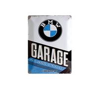 Nostalgic-Art 23211 Plaque en Métal avec Inscription BMW Garage 30 x 40 cm
