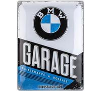 Nostalgic-Art 23211 Plaque vintage BMW - Garage - Idée de cadeau pour les fans d'accessoires automobiles, en métal, Déco Design Retro, 30 x 40 cm