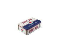 Nostalgic-art 30721 pharmacy first aid ii boîte de rangement pour nécessaire de pharmacie format plat