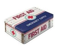 Nostalgic-art 30721 pharmacy first aid ii boîte de rangement pour nécessaire de pharmacie format plat G