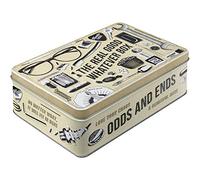 Nostalgic-Art 30754 Boîte de Conservation rétro Plate Whatever Odds & Ends Box - Idée Cadeau nostalgique, boîte en tôle avec Couvercle, Design Vintage, 2,5 l