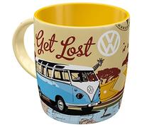 Nostalgic-Art 43042 Bulli T1 - Get Lost - Idée de Cadeau pour Bus VW, Mug en Céramique, Design Vintage, 8,5 x 13 x 9 cm
