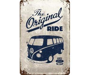 Nostalgic-art-bilderpalette 22188 volkswagen vW the original ride bulli plaque en métal 30 x 20 cm