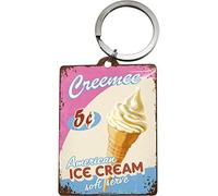 Nostalgic-Art-bilderpalette-USA Ice Cream-Porte-clés - 4,5 x 6 cm