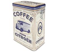 Nostalgic-Art Boîte à café, 1,3 l, Citroen - Coffee Truck - Idée cadeau pour fans de Citroen, Official License Product (OLP), récipient avec couvercle aromatique, design vintage