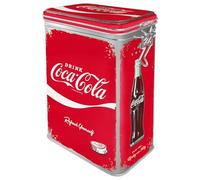 Nostalgic-Art Boîte à café rétro, 1,3 l, Coca-Cola - Refresh Yourself - Idée cadeau pour fans de Coke, Official License Product (OLP), récipient avec couvercle aromatique, design vintage