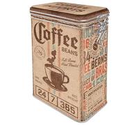 Nostalgic-Art Boîte à café rétro, Coffee Sack - Idée de cadeau pour la cuisine, Récipient avec couvercle aromatique, Design vintage, 1,3 l