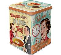 Nostalgic-Art Boîte à thé rétro 100 g Tea & Cookies Together - Idée Cadeau pour Les Fans de Nostalgie - Rangement pour thé en Vrac et sachets de thé - Design Vintage