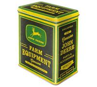 Nostalgic-Art Boîte de conservation rétro L, 3 l, John Deere - Genuine Farm Equipment - Idée cadeau pour fans des tracteurs, Official License Product (OLP), grande récipient métallique, design vintage