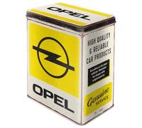 Nostalgic-Art Boîte de conservation rétro L, 3 l, Opel - Service - Idée cadeau pour fans de Opel, Official License Product (OLP), grande récipient métallique, design vintage