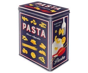 Nostalgic-Art Boîte de conservation rétro L, 3 l, Pasta Variety - Idée de cadeau pour la cuisine, grande récipient métallique, design vintage