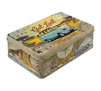 Nostalgic-Art Boîte de Conservation rétro Plat, Bulli T1 - Get Lost - Idée de Cadeau pour Le Bus VW, Récipient avec Couvercle, Design Vintage, 2,5 l