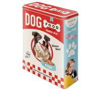 Nostalgic-Art Boîte de Conservation rétro XL, Dog Food - Idée de Cadeau pour propriétaires de Chiens, Grande récipient métallique, Design Vintage, 4 l