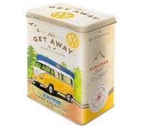 Nostalgic-Art Boîte en métal rétro L, 3 l, VW Bulli - Get Away