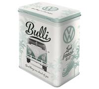 Nostalgic-Art Boîte de Conservation rétro L, VW Good Things - Idée de Cadeau pour Le Bus VW, Grande récipient à café métallique, Design Vintage, 3 l