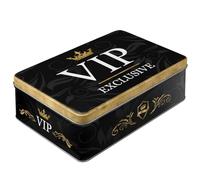 Nostalgic-Art Boîte de Conservation rétro Plat, VIP - Idée de Cadeau pour des Personnes spéciales, Récipient avec Couvercle, Design Vintage, 2,5 l