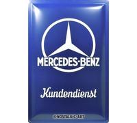 Nostalgic-Art - Enseigne Plaque en Métal Émaillée 40x60cm - Mercedes-Benz #1