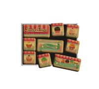 Nostalgic Art Ensemble de 9 Magnets Cupcakes Fairy Cakes - Delicious Set