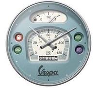 Nostalgic Art - Horloge hublot en verre et métal Pub 31 cm Vespa - Tacho NC G