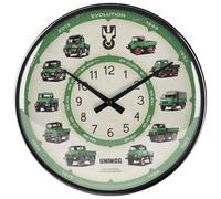 Nostalgic-Art Horloge rétro, Ø 31 cm, Daimler Truck - Unimog Model Chart - Idée Cadeau pour Fans d'accessoires Automobiles, Official License Product (OLP), décoration Murale Cuisine, Design Vintage